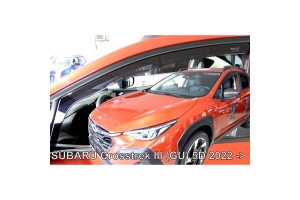 Ανεμοθραυστες Για Subaru Crosstrek Iii (GU) 5D 2022+ Ζευγαρι Απο Ευκαμπτο Φιμε Πλαστικο Heko - 2 Τεμ