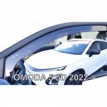 Ανεμοθραυστες Για Omoda 5 5D 2022+ Ζευγαρι Απο Ευκαμπτο Φιμε Πλαστικο Heko - 2 ΤΕΜ.
