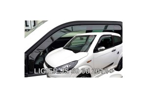 Ανεμοθραυστες Για Ligier Js 50 3D 2013+ Ζευγαρι Απο Ευκαμπτο Φιμε Πλαστικο Heko - 2 ΤΕΜ.
