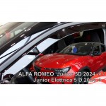 Ανεμοθραυστες Για Alfa Romeo Junior 5D 2024+ Set Απο Ευκαμπτο Φιμε Πλαστικο Heko - 4 ΤΕΜ.