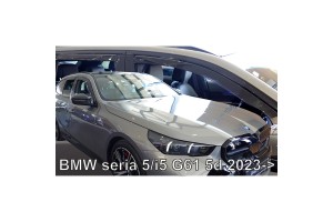 Ανεμοθραυστες Για Bmw Σειρα 5 / I5 G61 5D Touring 2023+ Σετ Αυτοκινητου Απο Ευκαμπτο Φιμε Πλαστικο Heko - 4 ΤΕΜ.