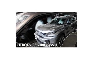 Ανεμοθραυστες Για Citroen C3 Aircross / e-C3 Aircross 5D 2024+ Σετ Αυτοκινητου Απο Ευκαμπτο Φιμε Πλαστικο Heko - 4 ΤΕΜ.