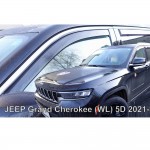 Ανεμοθραυστες Για Jeep Grand Cherokee Wl 5D 2021+ Σετ Αυτοκινητου Απο Ευκαμπτο Φιμε Πλαστικο Heko - 4 ΤΕΜ.