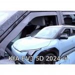Ανεμοθραυστες Για Kia EV3 5D 2024+ Σετ Αυτοκινητου Απο Ευκαμπτο Φιμε Πλαστικο Heko - 4 Τεμ