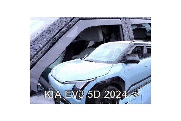 Ανεμοθραυστες Για Kia EV3 5D 2024+ Σετ Αυτοκινητου Απο Ευκαμπτο Φιμε Πλαστικο Heko - 4 Τεμ