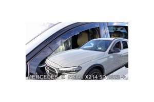 Ανεμοθραυστες Για Mercedes E-KLAS S214 5D/X214 ALL-TERRAIN 5D 2023+ Σετ Αυτοκινητου Απο Ευκαμπτο Φιμε Πλαστικο Heko - 4 Τεμ