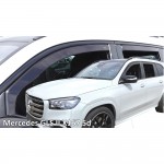 Ανεμοθραυστες Για Mercedes Gls X167 5D 2019+ Σετ Αυτοκινητου Απο Ευκαμπτο Φιμε Πλαστικο Heko - 4 Τεμ