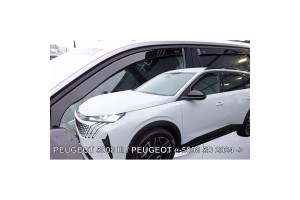 Ανεμοθραυστες Για Peugeot 5008 Iii 5D 2204+ / E-5008 Iii 5D 2024+ Σετ Αυτοκινητου Απο Ευκαμπτο Φιμε Πλαστικο Heko - 4 ΤΕΜ.