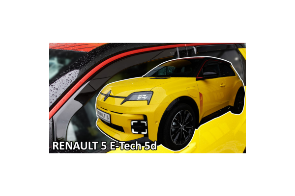 Ανεμοθραυστες Για Renault 5 E-TECH Electric 5D 2024+ Ζευγαρι Απο Ευκαμπτο Φιμε Πλαστικο Heko - 4 ΤΕΜ. Ανεμοθραυστες Για Renault 5 E-TECH Electric 5D 2024+ Ζευγαρι Απο Ευκαμπτο Φιμε Πλαστικο Heko - 4 ΤΕΜ.