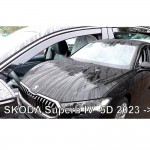 Ανεμοθραυστες Για Skoda Superb Iv 5D Liftback 2023+ Σετ Αυτοκινητου Απο Ευκαμπτο Φιμε Πλαστικο Heko - 4 ΤΕΜ.