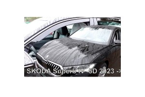 Ανεμοθραυστες Για Skoda Superb Iv 5D Liftback 2023+ Σετ Αυτοκινητου Απο Ευκαμπτο Φιμε Πλαστικο Heko - 4 ΤΕΜ.