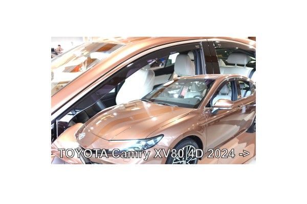 Ανεμοθραυστες Για Toyota Camry XV80 4D Sedan 2024+ Σετ Αυτοκινητου Απο Ευκαμπτο Φιμε Πλαστικο Heko - 4 ΤΕΜ.