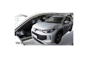 Ανεμοθραυστες Για Vw Tayron 5D 2024+ Ζευγαρι Απο Ευκαμπτο Φιμε Πλαστικο Heko - 4 ΤΕΜ.