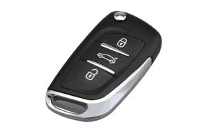 Ανταλλακτικο Κλειδι Με Καλυμμα 3 Κουμπια Με Μπαταρια Για Peugeot 206 Dga - 1 Τεμ