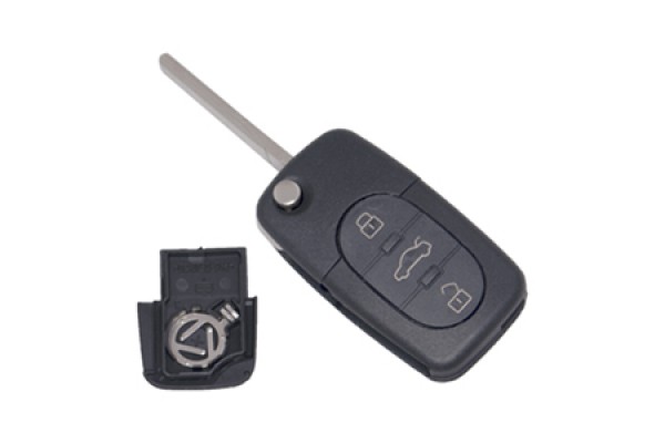 Ανταλλακτικο Κλειδι Για Audi Καλυμμα Κλειδιου 3 Κουμπιων Με Κλειδι Μικρη Μπαταρια (ΧΩΡΙΣ ΚΛΕΙΔΙ) Dga - 1 ΤΕΜ.