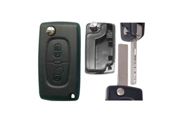 Citroen C4 Αναδιπλουμενο ΑΝΤΑΛΛ. Κλειδι Με Καλυμμα 2 Κουμπιων / Λαμα HU83 (ΧΩΡΙΣ Υποστηριξη ΜΠΑΤΑΡ.) (ΧΩΡΙΣ ΚΛΕΙΔΙ) Dga - 1 ΤΕΜ.