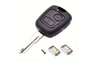Ανταλλακτικο Κλειδι Για Citroen Με Καλυμμα 2 Κουμπιων - 1 ΤΕΜ.