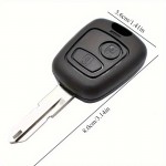 Ανταλλακτικο Κλειδι Για Citroen Με Καλυμμα 2 Κουμπιων - 1 ΤΕΜ.