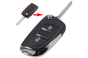 Peugeot 407 Αναδιπλουμενο Ανταλλακτικο Κλειδι Με Καλυμμα 2 Κουμπιων (ΜΕ Υποστηριξη ΜΠΑΤΑΡΙΑΣ) Dga - 1 ΤΕΜ.