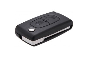 Ανταλλακτικο Κλειδι Για Peugeot 206 / 107 / 207 / 307 / 407 Citroen C2 / C3 / C4 / C5 / C6 Ανταλλακτικο Καλυμμα Χωρις Κλειδι 2 Κουμπιων - 1 ΤΕΜ.