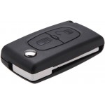 Ανταλλακτικο Κλειδι Για Peugeot 206 / 107 / 207 / 307 / 407 Citroen C2 / C3 / C4 / C5 / C6 Ανταλλακτικο Καλυμμα Χωρις Κλειδι 2 Κουμπιων - 1 ΤΕΜ.