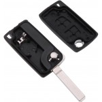 Ανταλλακτικο Κλειδι Για Peugeot 206 / 107 / 207 / 307 / 407 Citroen C2 / C3 / C4 / C5 / C6 Ανταλλακτικο Καλυμμα Χωρις Κλειδι 2 Κουμπιων - 1 ΤΕΜ.