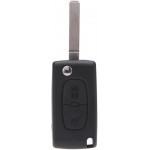 Ανταλλακτικο Κλειδι Για Peugeot 206 / 107 / 207 / 307 / 407 Citroen C2 / C3 / C4 / C5 / C6 Ανταλλακτικο Καλυμμα Χωρις Κλειδι 2 Κουμπιων - 1 ΤΕΜ.