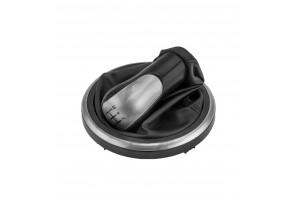 Ford Fiesta 2002+ /FUSION 2002+ Πομολο Ταχυτητων Μαρκε Με Ενδειξη 5 Ταχυτητων Και Φουσκα ΜΑΥΡΟ-ΑΣΗΜΙ Nty - 1 TEM.