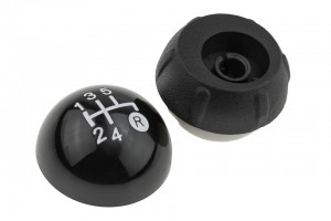 Fiat 500 2007 Πομολο Ταχυτητων Μαρκε Με Ενδειξη 5 Ταχυτητων Μαυρο Nty