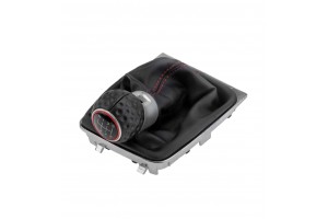 Vw Golf Vii Gti 2013+ Πομολο Ταχυτητων Μαρκε Με Ενδειξη 6 Ταχυτητων Και Φουσκα ΜΑΥΡΟ-ΚΟΚΚΙΝΟ Nty - 1 TEM.