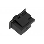 PEUGE. 207/3008/308/407/508/607/807/ Citroen C5/ ΔΙΑΚ.ΘΕΡΜ.ΚΑΘΙΣ.(ΧΡΩΜ.ΜΑΥΡΟ) 3 Pins orig.96653109ZD