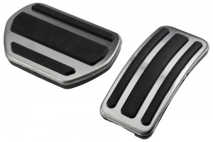 Nty - Σετ Πεντάλ Για Αυτόματο Κιβώτιο Για Citroen C3 / C4 / DS3 / DS4 Και Peugeot 207 / 208 / 301 / 307 / 308 / 2008 Με Αντιολισθητική Επιφάνεια Για Σταθερό Πάτημα - 1 Σετ (EZC-PE-111)