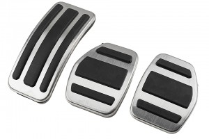 Nty - Σετ Πεντάλ Για Χειροκίνητο Κιβώτιο Για Citroen C3 / C4 / DS3 / DS4 Και Peugeot 207 / 208 / 301 / 307 / 308 / 2008 Με Αντιολισθητική Επιφάνεια Για Σταθερό Έλεγχο - 1 Σετ (EZC-PE-112)