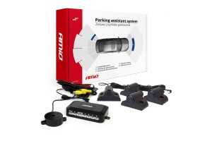 Συστημα Παρκαρισματος 12V Με 4 Αισθητηρες Truck (ΜΑΥΡΟ) 16,5mm Και Οθονη Tft 01 Led 4.3'' Amio