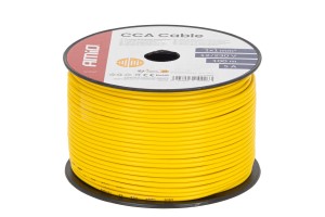Amio - Μονόκλωνο Καλώδιο Εγκατάστασης Cca 1×1mm² 100m – 5A / 12-230V - 1 τεμ. (04448/AM)