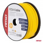 Amio -Μονόκλωνο Καλώδιο Εγκατάστασης Cca 1×1,5mm² 50m – 7,5A / 12-230V - 1 τεμ. (04449/AM) Amio -Μονόκλωνο Καλώδιο Εγκατάστασης Cca 1×1,5mm² 50m – 7,5A / 12-230V - 1 τεμ. (04449/AM)