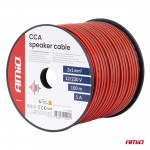 Amio - Δίδυμο Καλώδιο Ηχείων Cca 2×1mm² 100m - 1 τεμ. (04458/AM) Amio - Δίδυμο Καλώδιο Ηχείων Cca 2×1mm² 100m - 1 τεμ. (04458/AM)