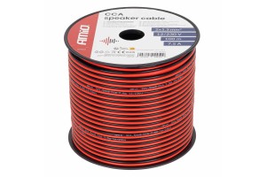 Amio - Δίδυμο Καλώδιο Ηχείων Cca 2×1,5mm² 100m - 1 τεμ. (04459/AM)