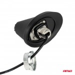 Κεραια Οροφης ANT11 45.4 Cm Με Καλωδιο 20cm Και Φισα RAKU-2 Universal Μαυρη Αμιο - 1 ΤΕΜ.
