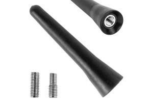 Κεραια Οροφης ANTM13 6.5cm Με 2 Ανταπτορες 5-6mm Μαυρη Αμιο - 1 ΤΕΜ.