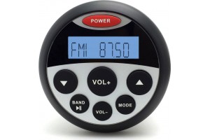 Hasda MP3 Player 89mm - 12V - 4X25W Με Ραδιοφωνο / Usb / Bluetooth (ΑΔΙΑΒΡΟΧΟ/ΣΤΡΟΓΓΥΛΟ/ΜΑΥΡΟ)