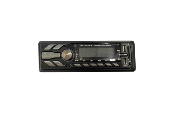 Radio 1 Din Dual USB/FM/SD/MP3/WMA/BLUETOOTH 180W Με Επιλογη Φωτισμου 3 Χρωματων & Χειριστηριο Osio - 1 τεμ.