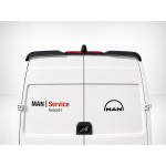 Motordrome - Αεροτομή Οροφής V.1 Διπλή Πόρτα Για Volkswagen Crafter Mk2 High Roof H2 / Man Tge High Roof H2 - 1 Τεμ.(A-561)