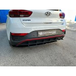 Motordrome - Πίσω Σπλίτερ Για Hyundai i30 Mk3 N-Line Hatchback Facelift (2020-) - 1 Τεμ.(K180-002)