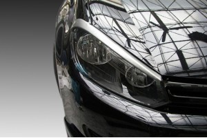 Vw Golf 6 2008-2012 Φρυδακια Απο Μαυρο Abs Πλαστικο Motodrome - 2 ΤΕΜ.