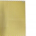 Σιτα Αλουμινιου Κιτρινη 125x30cm Τρυπα 1,1x0,6cm Παχος 0,2cm​ - 1 ΤΕΜ.