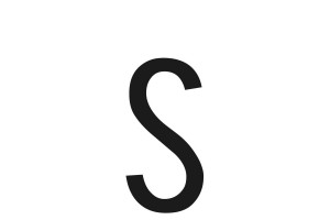 Αυτοκολλητο Γραμμα Πινακιδων 60x30cm "S"