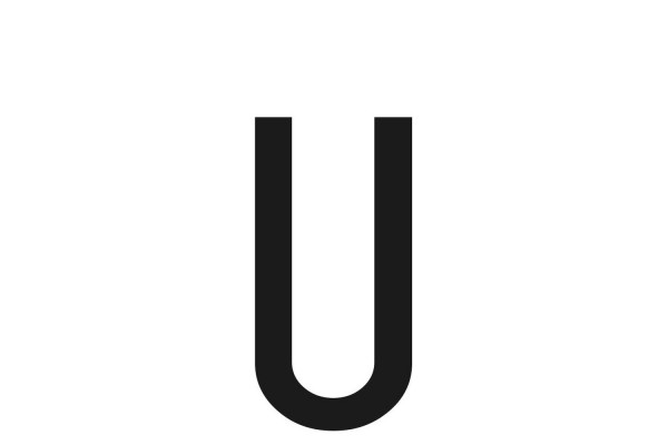 Αυτοκολλητο Γραμμα Πινακιδων 60x30cm "U"