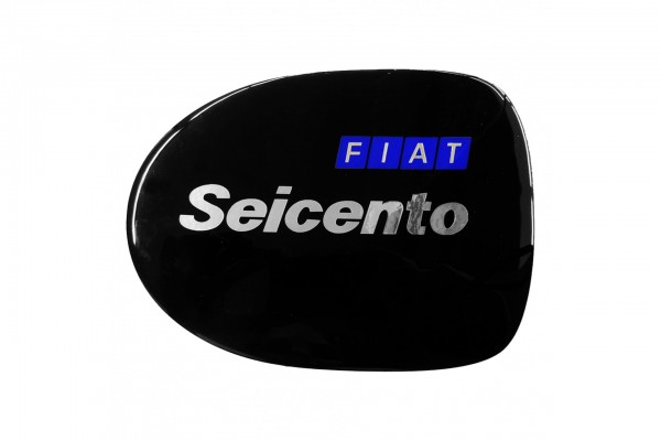 Fiat Seicento 3D 1998>2002 Αυτοκολλητο Ταπας Ρεζερβουαρ 17,3χ13,6 Cm Με Επικαλυψη ΕΠΟΞ. Ρυτινης
