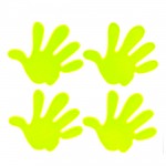 Ανακλαστικα Αυτοκολλητα Pvc Παλαμες ΧΕΡΙΩΝ/HANDS Amio - 4 τεμ.